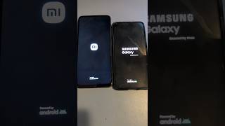 Redmi note 10 vs Galaxy S22 reboot test shorts youtube tech [upl. by Noyek488]