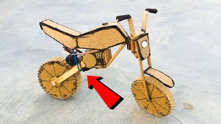 How To Make Dirt Bike With Cardboard [upl. by Gavrielle]