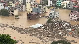 Nakhu Chobhar flooding [upl. by Ettelrahc]