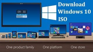 How to Download Windows 10 ISO  Downloader 2017 [upl. by Yanal]