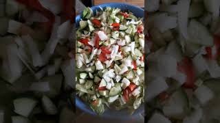 Vegetables Salad 🍅 🥗 [upl. by Utas]