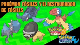 Tutorial Encontrar los pokémon fósiles y al restaurador de fósiles  Guía pokémon Sol y Luna [upl. by Annetta]