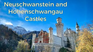 Neuschwanstein and Hohenschwangau Castles Germany [upl. by Ateekan]