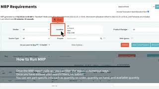 How to Run MRP in Cetec ERP [upl. by Ynnos]