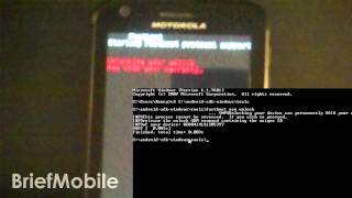 Motorola Atrix 4G Bootloader Unlock Unlocked with Android 233 Gingerbread OTA [upl. by Ahseia]