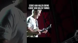 Eddie Van Halen doing Eddie Van Halen things 🔥 [upl. by Yodlem]