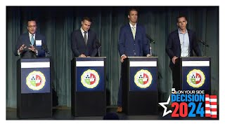 Missouri Senate Debate Hawley Kunce spar over issues [upl. by Wetzell396]