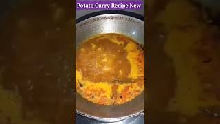 New Potato Curry Recipe2021 marathirecipe dinnerrecipe maharashtrianrecipe shorts youtubeshorts [upl. by Hait]