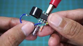 Buzzer beep sound effect using NE555 Science project with 555 timer ic [upl. by Mairam]