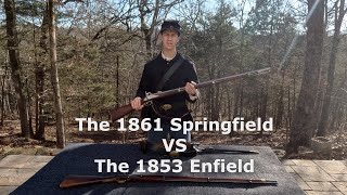 The 1861 Springfield VS The 1853 Enfield [upl. by Riordan180]