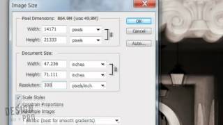 How to change the resolution of a photo in Photoshop [upl. by Rozek]