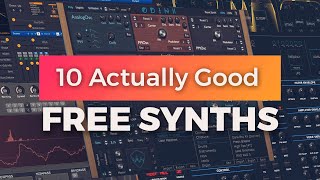 10 EPIC Free Synth Plugins You Need for Sound Design 🎹 [upl. by Smail285]