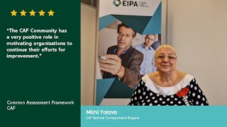 EIPA Testimonial  CAF Achievements in Bulgaria [upl. by Innavoj983]