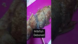 youtubeshorts asmr milkfish debone relleno bangus slicing pinas [upl. by Annair416]