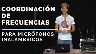 Coordinación de frecuencias de micrófonos inalámbricos  CPA Online  Jorge Sastrón [upl. by Waddle]