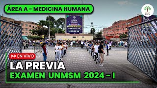 🔴 Examen de Admisión UNMSM 2024  I​ 🌳  En vivo  Área A  Medicina Humana  LA PREVIA 🔥 [upl. by Yttocs]