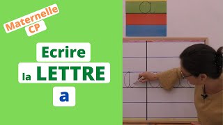 Comment écrire la lettre a  Apprendre à écrire les lettres minuscules  Ecriture Maternelle et CP [upl. by Angelle]