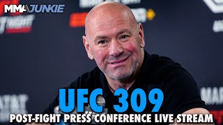 UFC 309 PostFight Press Conference Live Stream from New York [upl. by Tanney]