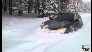 Impreza Hatchback winter snow RIDE [upl. by Kaden]