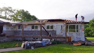 We took the roof off our house demolition and rebuild process [upl. by Poore332]