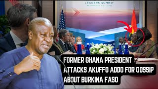 FORMER GHANA PRESIDENT SUPPORTS BURKINA FASO PRESIDENT TRAUORE [upl. by Eeralav]