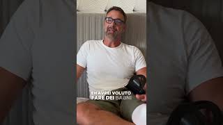 Raoul Bova operato al ginocchio il video messaggio per i fans del Magna Greacia Film Festival [upl. by Hall270]