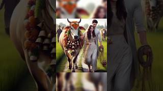 Bull and girl boy story foal horse rescuehorse horselover weakanimals humanity [upl. by Junna]