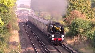 34046 Braunton calls at Headcorn on LSL Railtour 21924 [upl. by Hsitirb29]