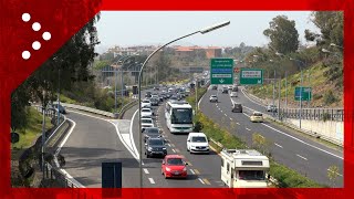 Catania traffico intenso verso località turistiche nel giorno di Pasquetta [upl. by Anavahs]