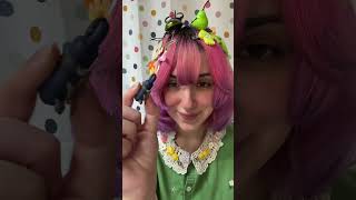 beetle clips trinkets diy diyprojects hair hairclip hairaccessories harajuku hairtutorial [upl. by Ynatsyd]