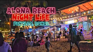 Alona Beach Nightlife  Panglao Bohol [upl. by Ahsitul107]