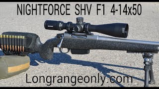 Nightforce SHV F1 414x50 Review [upl. by Gniw]