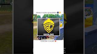 FINALLY GODL QUALIFIED 🌚💛  Pubg 34 bgmi pubgmobile godlike shorts [upl. by Osithe]