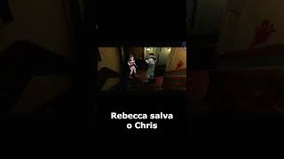 Resident Evil 1 Directors Cut Chris  Rebecca salva o Chris [upl. by Hplodur585]