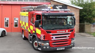 RETAINED PUMP Caldicot Scania P270 TVAC Turnout [upl. by Eintrok837]