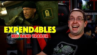 REACTION Expend4bles Red Band Trailer 1  Expendables 4 Movie 2023 [upl. by Attelahs]