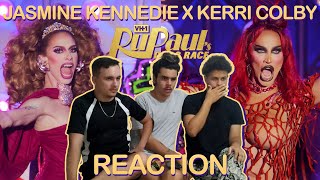 Jasmine Kennedie X Kerri Colby UnBreak My Heart  BRAZIL REACTION  RuPauls Drag Race  Season 14 [upl. by Lydie]