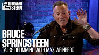 Bruce Springsteen Talks Drumming With Max Weinberg [upl. by Patti]