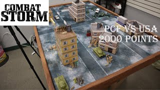 USA vs PCF  Combat Storm 2nd Edition Battle Report Ep 2 [upl. by Marie-Ann]