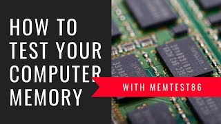 How to test your computer memory with MemTest86 [upl. by Nelac]