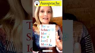 🇩🇪Aussprache Pronúncia🇩🇪 estudealemãocomigo alemao deutschkurs [upl. by Ciapha537]