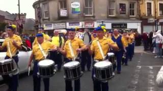 Caldercruix Defenders  Airdrie Grenadiers Parade 2013 [upl. by Parette]