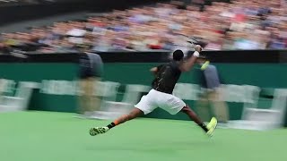 Gael Monfils 25 Impossible Sprints That Shocked The Tennis World Super Speed [upl. by Gary]