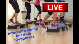 Intervalltraining mit dem Steppbrett und Susi Live [upl. by Elyr55]