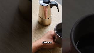 Espresso Machine vs Moka Pot espressomachine mokapot espresso manualbrew shorts viral coffee [upl. by Annahvas795]