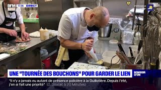 Lyon  une quottournée des bouchonsquot pour garder le lien [upl. by Drofla881]