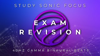 Exam Revision Music  40Hz Gamma Binaural Beats Brainwave Music for Exam Prep Study and Focus [upl. by Nilyam806]