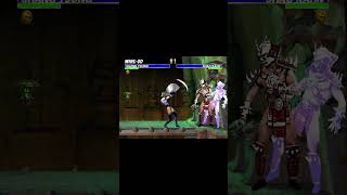 Shang Tsung vs Shao Kahn Combo umk3 mortal kombat gaming retrogaming games combo fun funny [upl. by Tattan320]