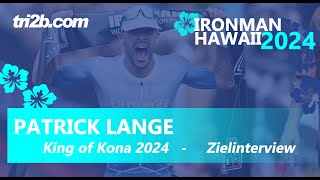 Patrick Lange im Interview nach dem dritten Ironman HawaiiSieg [upl. by Annawak]