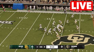 NCAAF LIVE🔴 Baylor Bears vs Colorado Buffaloes  Week 4 Full Game  2024 College Football 25 [upl. by Naujyt]